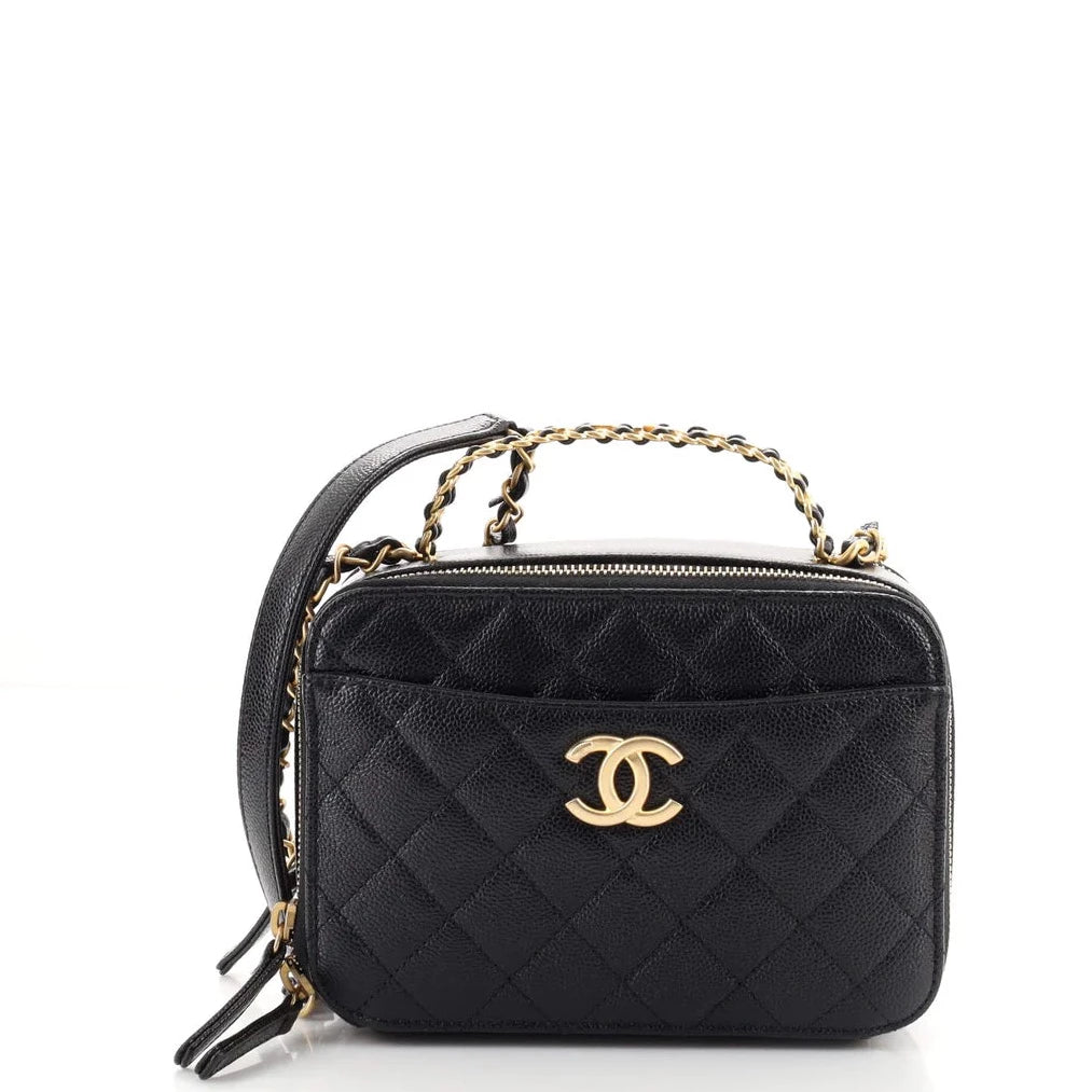 Vanity case chanel outlet black