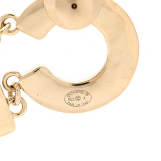 Chanel Metal Enamel Cha-Nel Logo Brooch