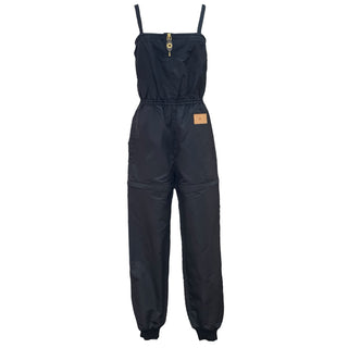 Louis Vuitton Black Nylon Convertible Jumpsuit