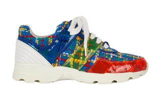 Chanel Multicoloured Tweed Trainers