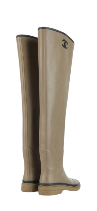 Chanel Wellington Boots