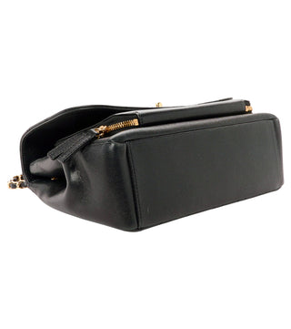 Chanel Black Quilted Large Business Affinity Flap Bag With GHW