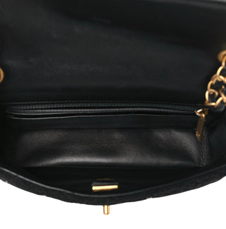 Chanel Black Tweed Pearl Small Cosmos Flap Bag