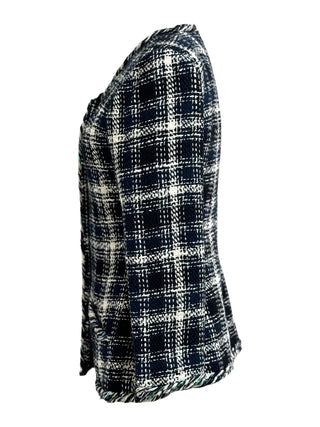 Chanel Riviera Navy Tweed Rope-Trim Jacket