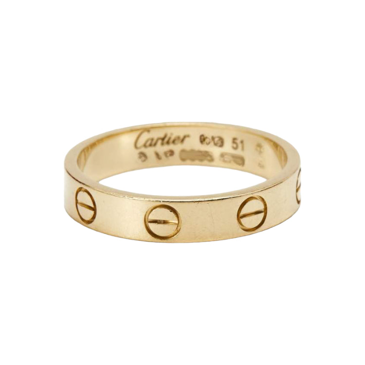 Cartier love ring pinky hot sale