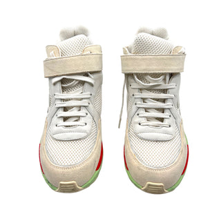 Chanel Ankle Strap Cloth White Trainers