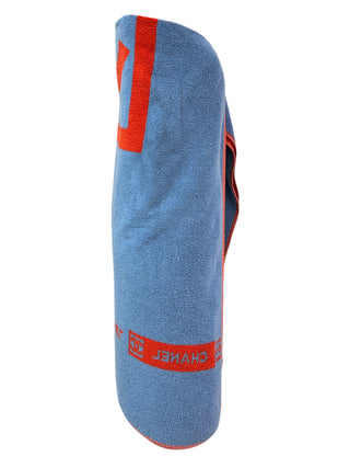 Chanel Iconic Two-Tone Red & Blue Towel