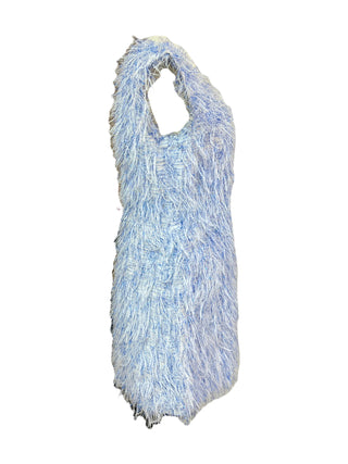 Chanel Metallic Feather Like Tweed Dress