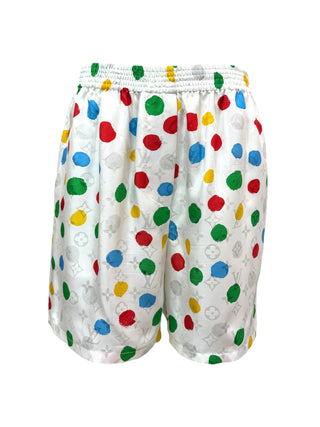 Louis Vuitton x Yayoi Kusama Painted Dots Silk Shorts