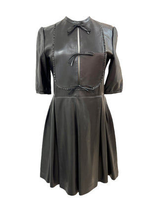 Valentino Black Lambskin Mini Dess