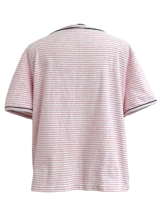 Chanel Pink La Pausa Striped Riviera Tee