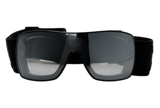 Chanel Black Acetate Technical Shield Ski Sunglasses
