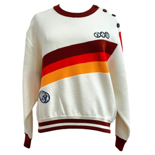 Louis Vuitton Multicolour Striped Knit Wool Jumper