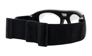 Chanel Black Acetate Technical Shield Ski Sunglasses