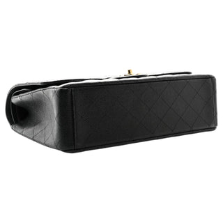 Chanel Black Caviar Quilted Maxi Double Flap Bag With Gold Hardware