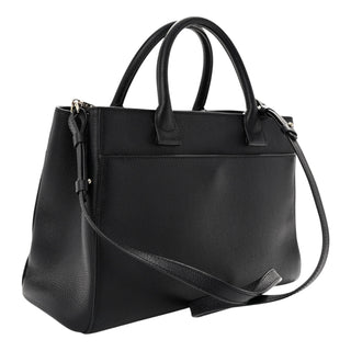 Chanel Black Grained Calfskin Small Neo Executive Shopper Tote Bag