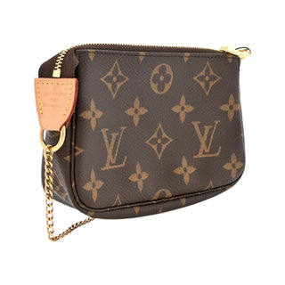 Louis Vuitton Brown Monogram Mini Pochette Accessoires Pouch