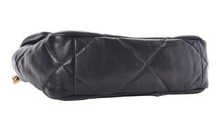 Chanel Black Lambskin Quilted Medium Chanel 19 Flap Bag