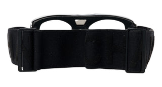 Chanel Black Acetate Technical Shield Ski Sunglasses