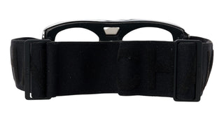 Chanel Black Acetate Technical Shield Ski Sunglasses