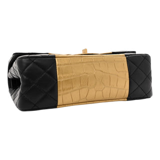 Chanel Lambskin Metallic Calfskin Crocodile Embossed 2.55 Reissue Flap Bag