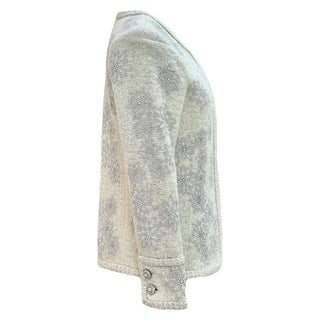 Chanel Beige Crystal Embellished Jacket