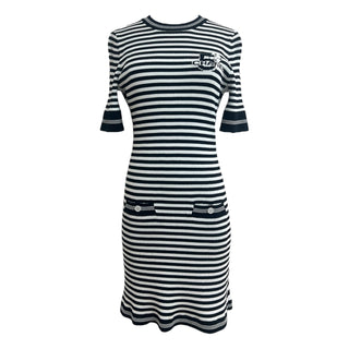 Chanel Striped Knit Dress