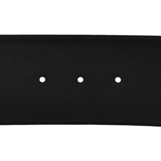 Chanel Black Calfskin Resin Gabrielle Wide CC Logo Belt