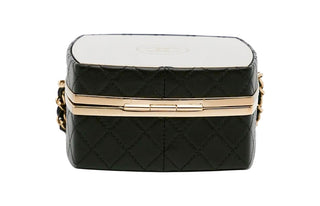 Chanel Black CC Makeup-Up Box Clutch With Chain Crossbody Bag