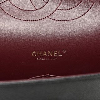 Chanel Black Caviar Quilted Maxi Double Flap Bag With Gold Hardware