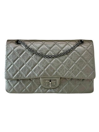 Chanel Light Gold Metallic Aged Calfskin Quilted 2.55 Reissue 227 Flap Bag