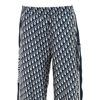 Christian Dior Navy Blue Oblique Track Pants