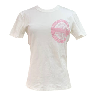 Louis Vuitton White & Pink Trunks Stamp Logo T-Shirt