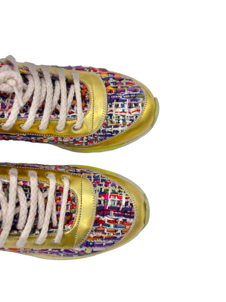 Chanel Tweed Trainers