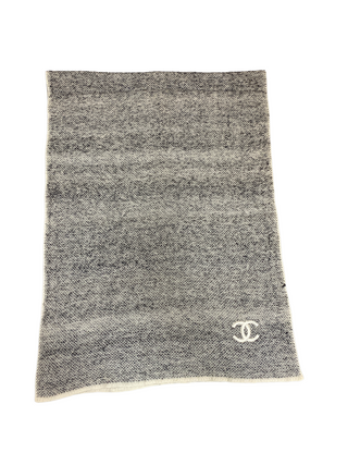 Chanel Grey Cashmere Scarf