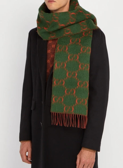 Gucci wool and alpaca scarf Clearance
