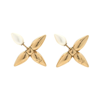 Louis Vuitton Gold Pearl Louisette By Night Earrings