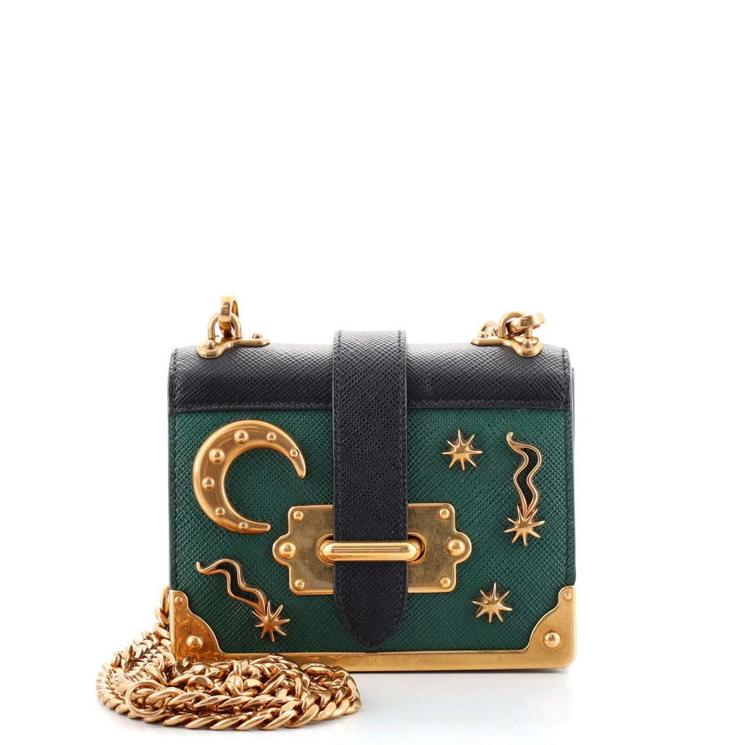 Prada Cahier Micro Moon Stars Bag Bella Ling