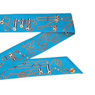 Hermès Cordages Silk Twilly Scarf