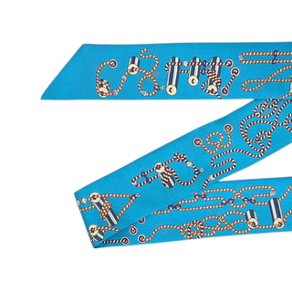 Hermès Cordages Silk Twilly Scarf