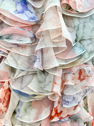 Gucci Cruise Collection 2017 Frill Floral Dress