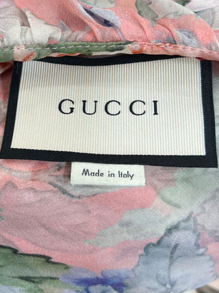 Gucci Cruise Collection 2017 Frill Floral Dress