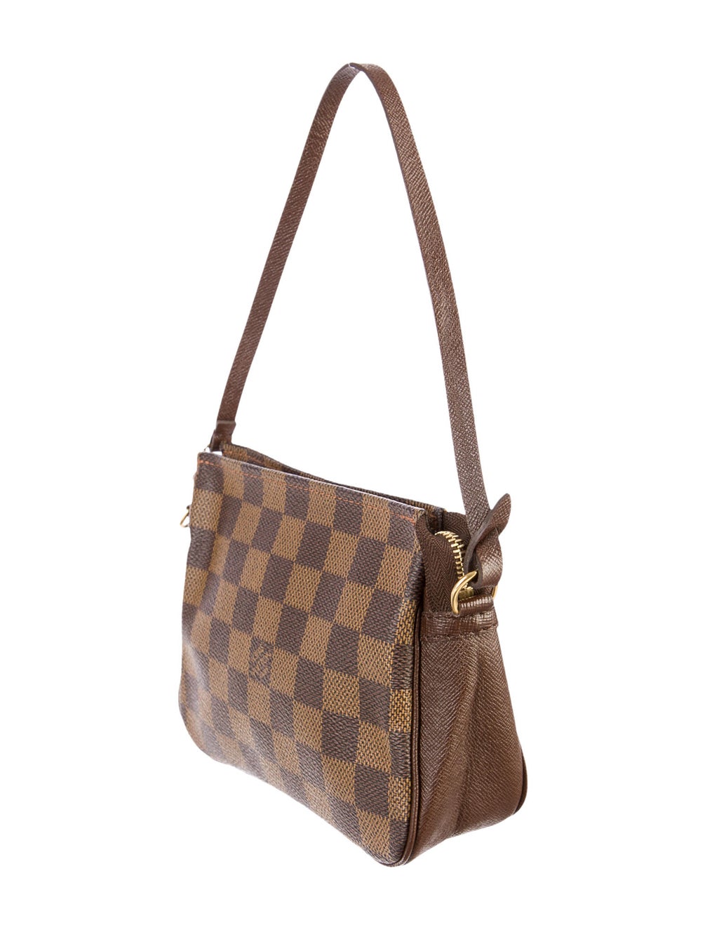 Louis Vuitton Damier Ebene Truth Makeup Pouch Bag Brown