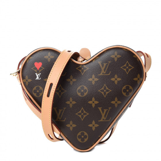 Louis Vuitton Coeur Handbag Limited Edition Game on Monogram Canvas