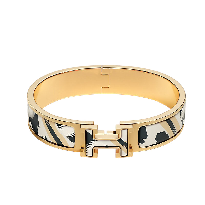 Hermes Clic H Le Chat Carre Bracelet – Bella Ling