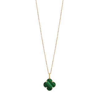 Van Cleef & Arpels 1 Motif Magic Alhambra Malachite Necklace