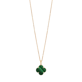 Van Cleef & Arpels 1 Motif Magic Alhambra Malachite Necklace