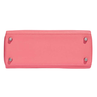 Hermès Kelly 25 Rose Azalée Swift Leather With Palladium Hardware