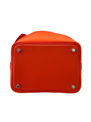 Hermès Neon Orange Cargo Picotin 18 With PHW