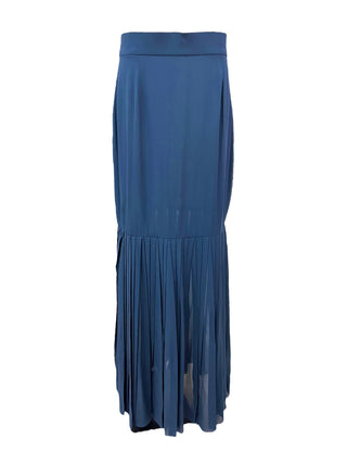 Chanel Navy Sequin Embellished Sheer Two-Piece Evening Set